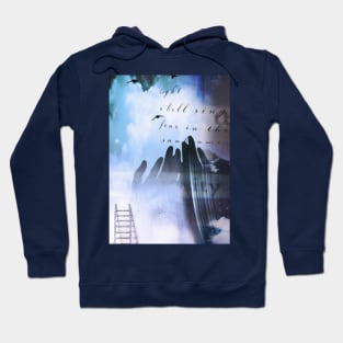 Abstract with poem Hoodie